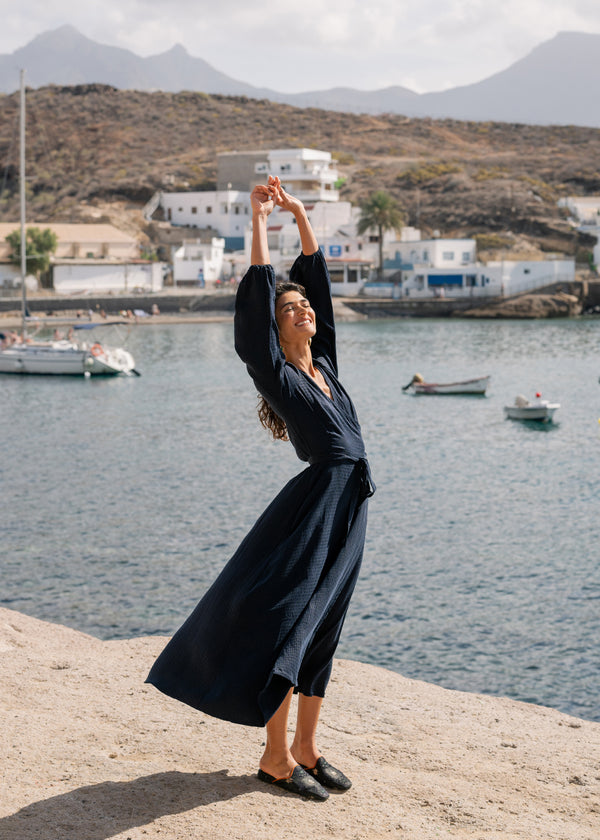 Beatrix Dress Navy