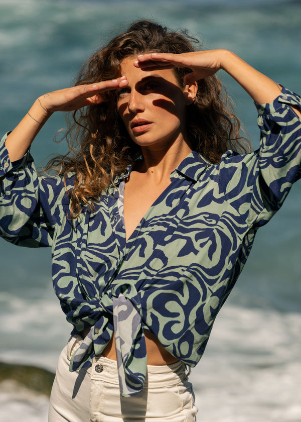 French Shirt Octopus Dream