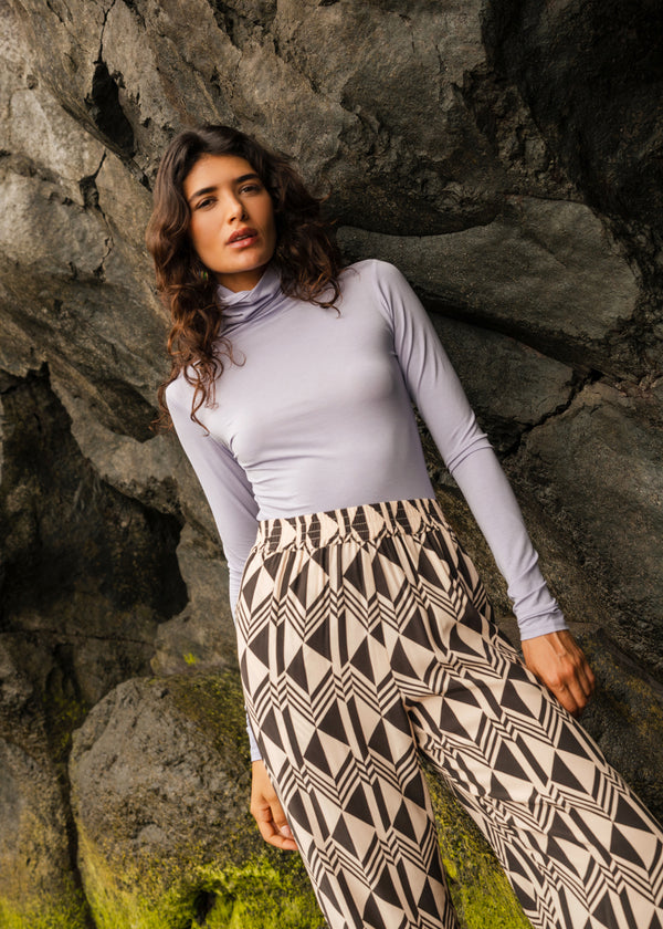 Lyocell Spock Top Lavender