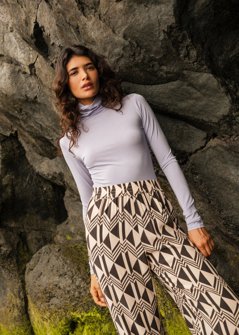 Lyocell Spock Top Lavender