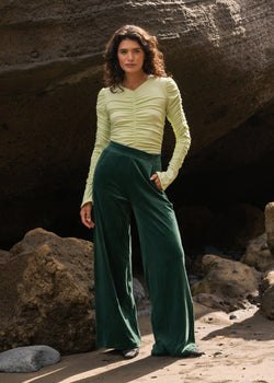 Leo Trousers Emerald Green Nicki