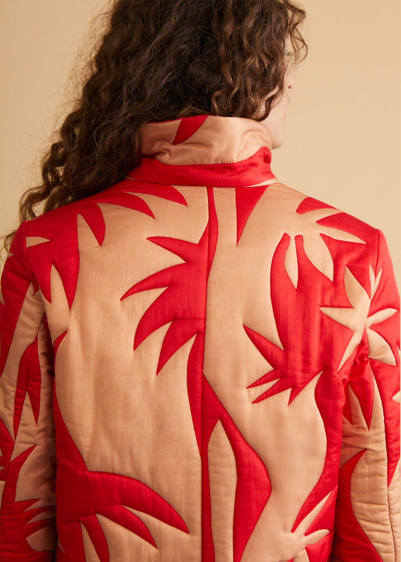 Rocket Jacket Red Palm KOMANA