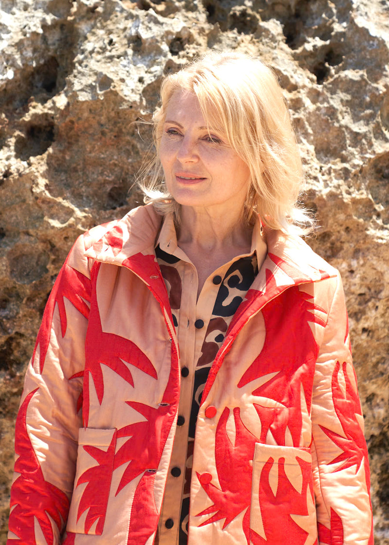 Rocket Jacket Red Palm KOMANA