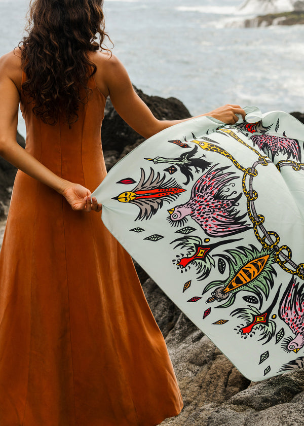 Foulard Shamanic Birds