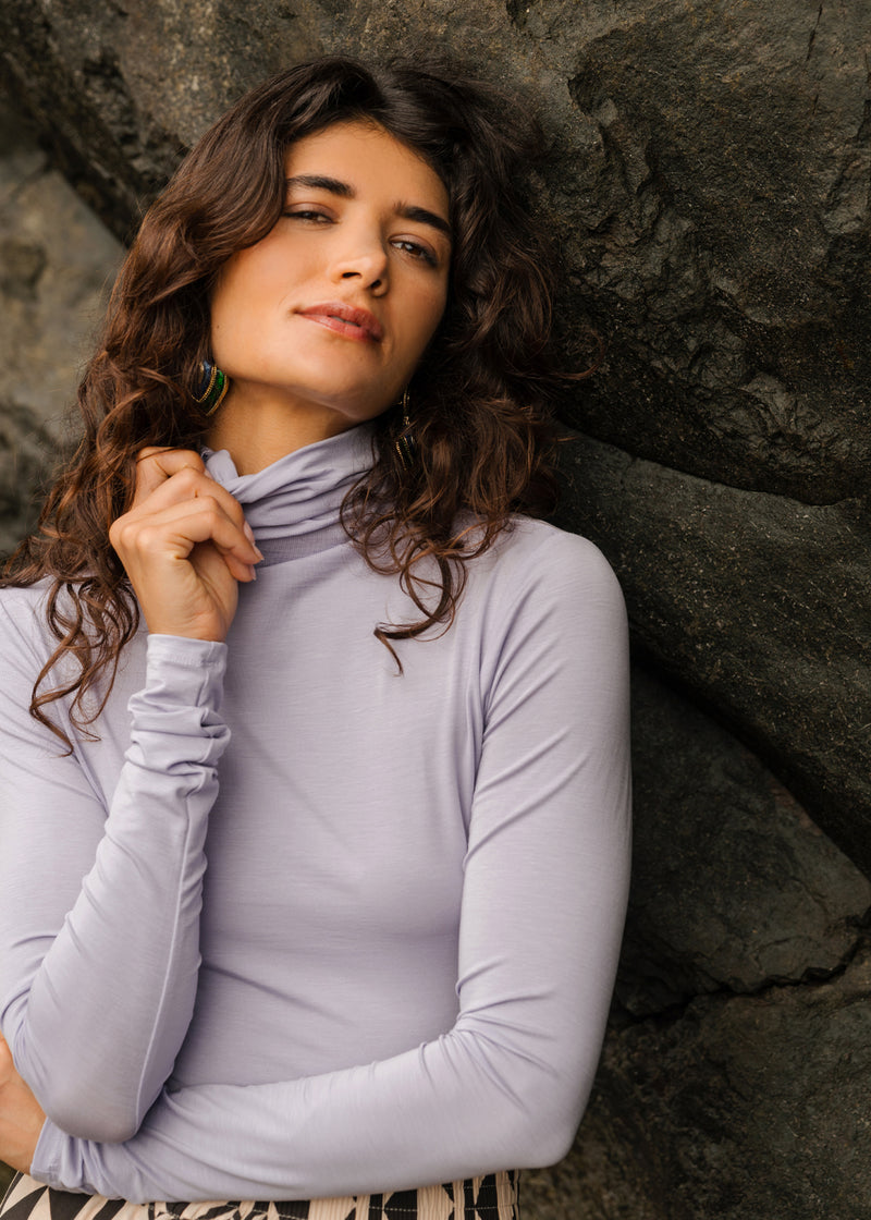 Lyocell Spock Top Lavender