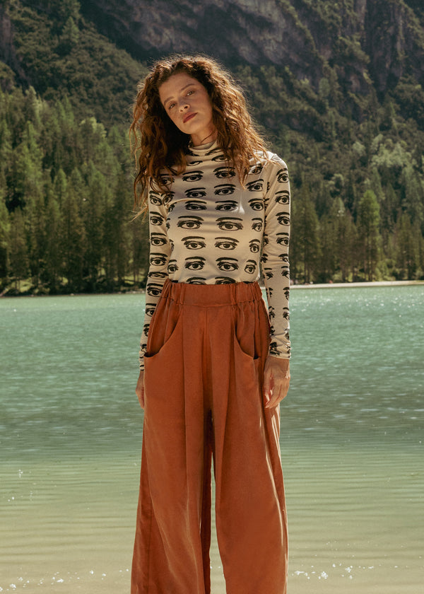 Lyocell Spock Top All Eyes