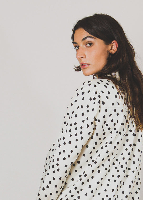 Alma Shirt DOTS BLOCK PRINT