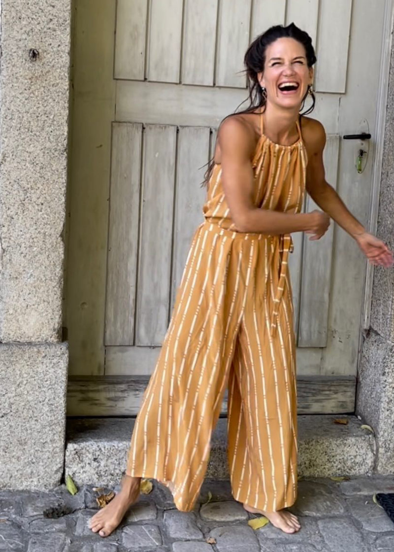 Ambra Jumpsuit Bamboo Mustard KOMANA