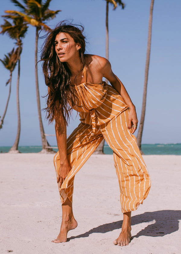 Ambra Jumpsuit Bamboo Mustard KOMANA