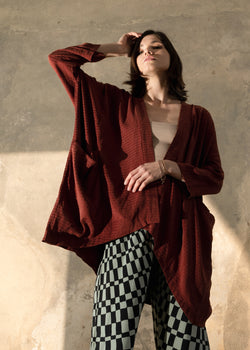 Kimono Cardigan Rust