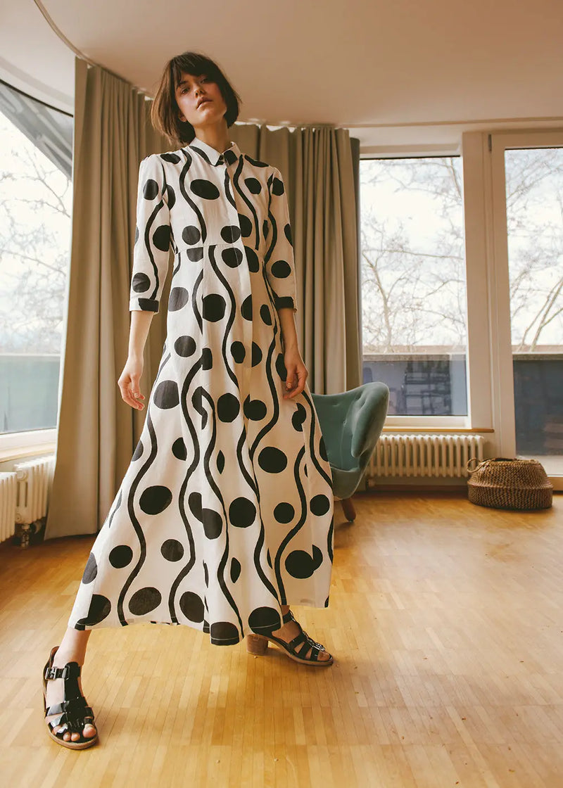 Cilla Dress MUNARI BLOCK PRINT