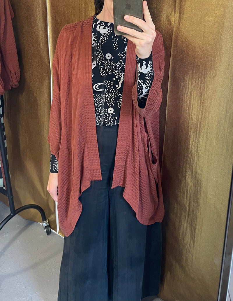 Kimono Cardigan Rust KOMANA